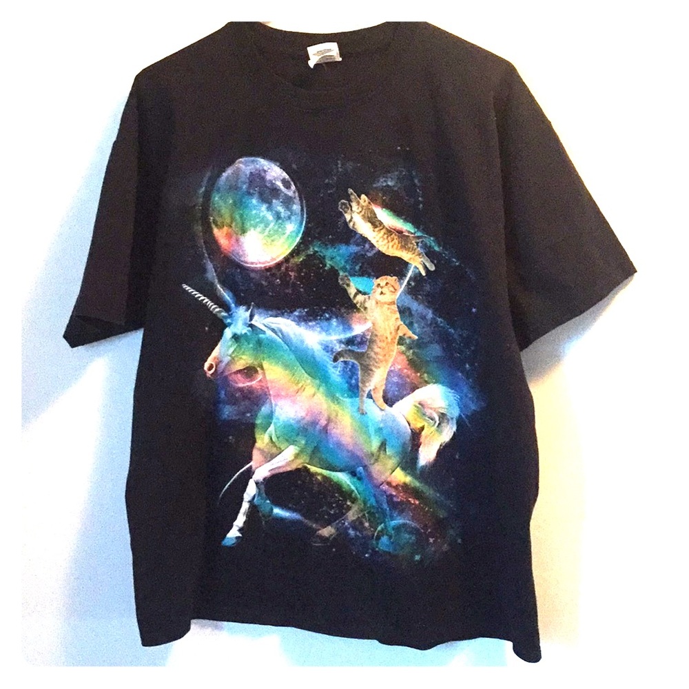 Space unicorn cat tshirt! 🦄😻